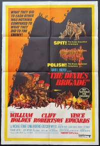 The Devil's Brigade Poster Original One Sheet 1968 William Holden