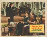 Rebecca 1940 Lobby Card No 2 11x14 Re-Issue 1956 Laurence Olivier Joan Fontaine