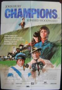 Champions 1984 One Sheet movie poster John Hurt Horse Racing Grand National
