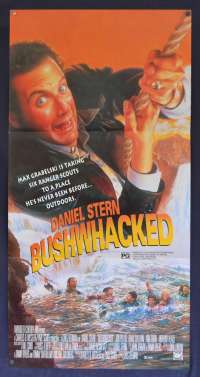 Bushwhacked Movie Poster Original Daybill 1995 Daniel Stern Jon Polito