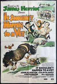 It Shouldn't Happen To A Vet Poster One Sheet Original 1976 Herriot