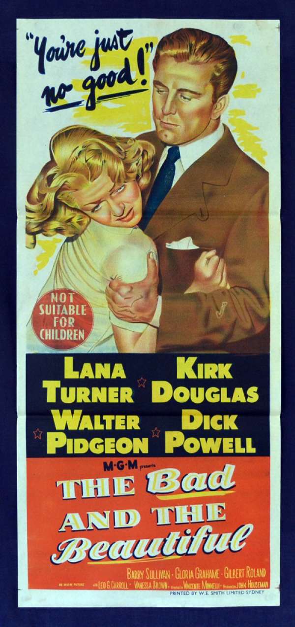 The bad /& the beautiful Lana Turner movie poster print