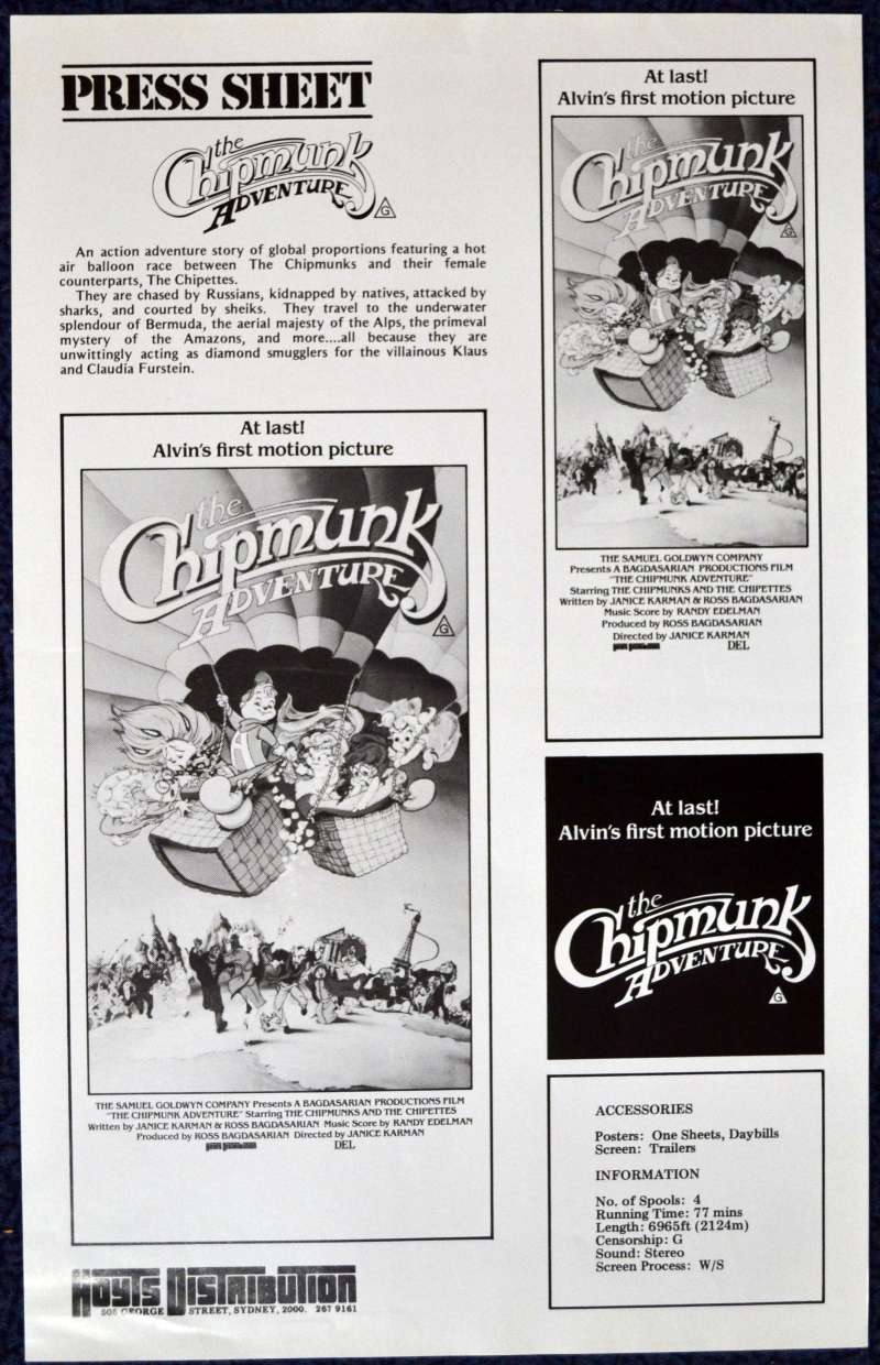 alvin and the chipmunks adventure 1987