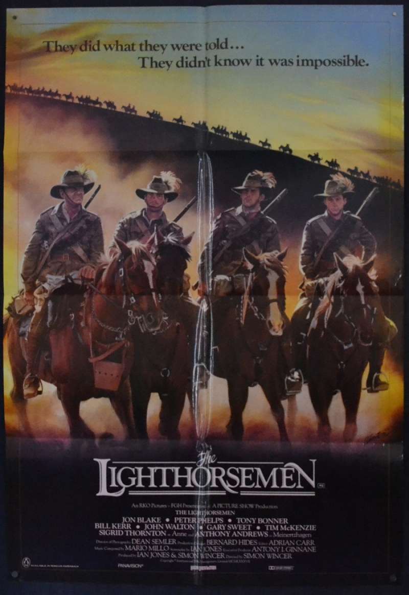 All About Movies - The Lighthorsemen Poster Original One Sheet 1987 Jon ...